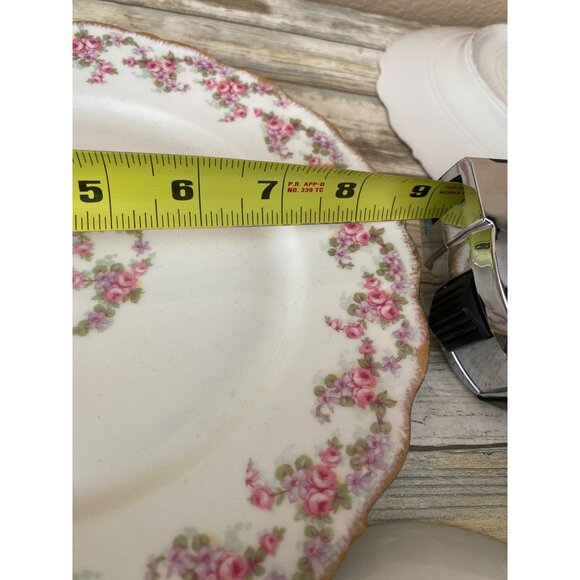 Elite Works Limoges France Bridal Wreath Pink Rose Garland 5-Pc Set REPLACEMENT - Picture 9 of 16